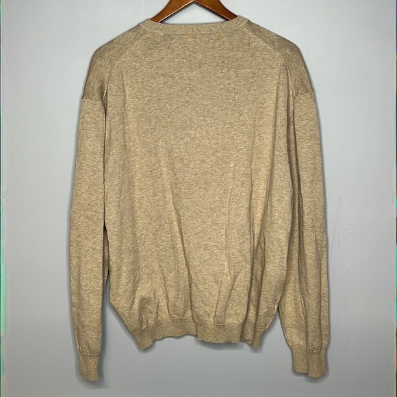 PERRY ELLIS PRINCIPLES V NECK SWEATER XXL SANDBAR HEATHER - Picture 4 of 7